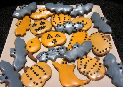 Lower-Fat Chocolate Sugar Cookies for Halloween