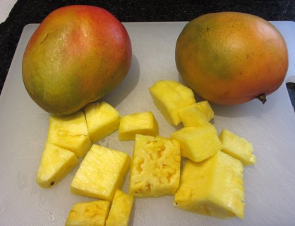 Mango and Pineapple